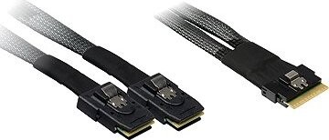 Intertech (SFF-8654 8i) Slim SAS na 2× (SFF-8087) Mini-SAS, 0,75 m