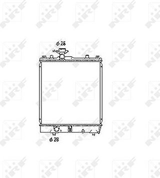 NRF Chladič, chladenie motora 53456