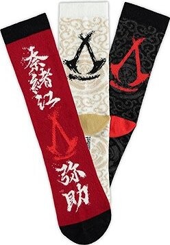 Assassin's Creed: Shadows – pánske ponožky 3 páry