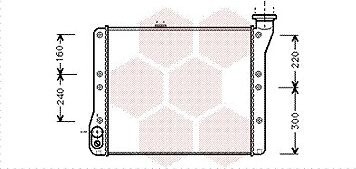 VAN WEZEL chladič, chladenie motora 58002054