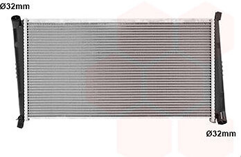 VAN WEZEL chladič, chladenie motora 59002130