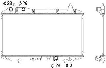 NRF Chladič, chladenie motora 53529