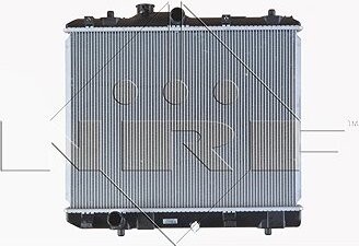 NRF Chladič, chladenie motora 53918
