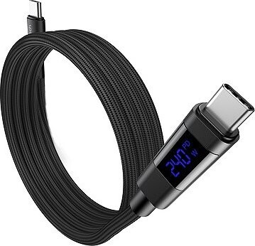 ChoeTech PD240W USB-C to USB-C Digital Display Magnet 1.8 m Cable