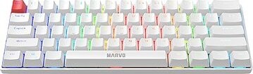 Marvo Saber 61 White Mechanical Wired Keyboard – EN