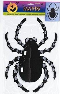 Unique Dekorácia pavúk Halloween 35 cm