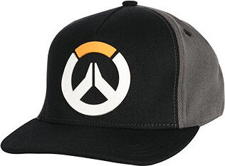 Overwatch: Blocked Stretch Fit (biele logo) – šiltovka