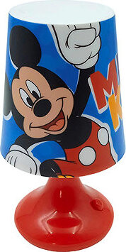 DISNEY Stolová LED lampička modrá – Mickey Mouse