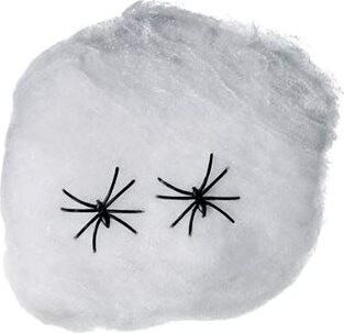 GUIRCA Pavučina biela 100 g + 6 pavúkov – halloween