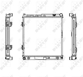 NRF Chladič, chladenie motora 506575