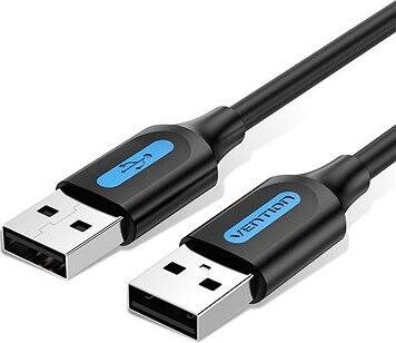 Vention USB 2.0 Male to USB Male Cable 2m Black PVC Type