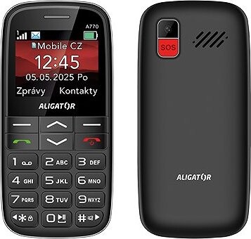 Aligator A770 Senior čierny + stol. nab.