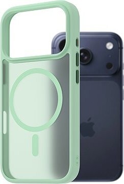 AlzaGuard Matte Case Compatible with MagSafe pre iPhone 17 Pro zelený