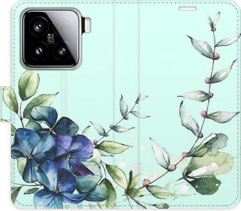 iSaprio Flip puzdro Blue Flowers pre Xiaomi 15