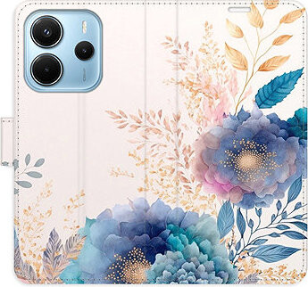 iSaprio Flip puzdro Ornamental Flowers 03 pre Xiaomi Redmi Note 14