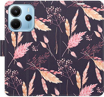 iSaprio Flip puzdro Ornamental Flowers 02 pre Xiaomi Redmi Note 14