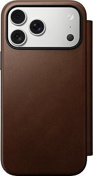 Nomad Modern Leather Folio Brown iPhone 17 Pro Max
