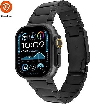 FIXED titánový na Apple Watch 44/45/46/49 mm, čierny
