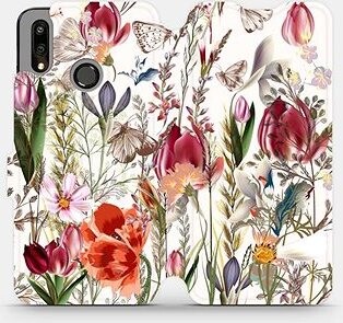 Flip puzdro na mobil Huawei P Smart 2019 – MP01S Rozkvitnutá lúka