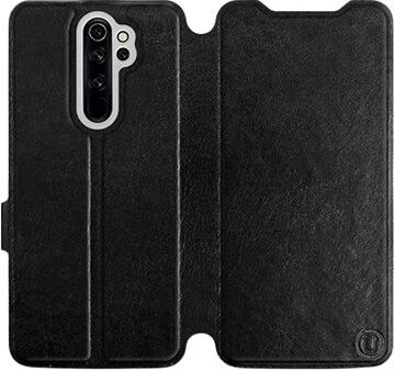 Flipové puzdro na mobil Xiaomi Redmi Note 8 Pro vo vyhotovení Black & Gray so sivým vnútrom