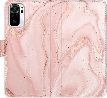 iSaprio flip puzdro RoseGold Marble pre Xiaomi Redmi Note 10/Note 10S