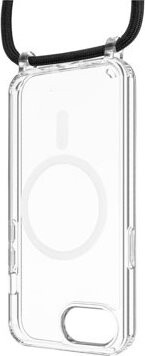 FIXED MagPure Neck s čiernou šnúrkou na krk na Apple iPhone 16e 5G