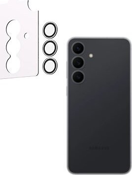 AlzaGuard Elite Lens Protector pre Samsung Galaxy S25 FE číre s aplikátorom