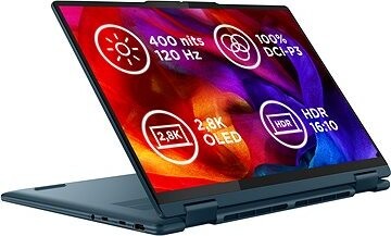 Lenovo Yoga 7 2-in-1 14IML9 Tidal Teal celokovový + myš + pouzdro Lenovo + stylus Lenovo