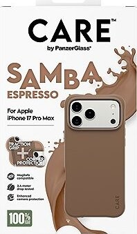 PanzerGlass CARE kryt Apple iPhone 17 Pro Max MagSafe Samba Espresso