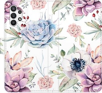 iSaprio flip puzdro Succulents Pattern pre Samsung Galaxy A32