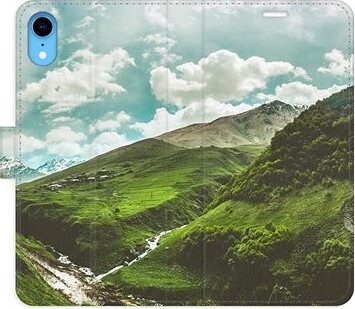 iSaprio flip puzdro Mountain Valley na iPhone XR