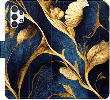 iSaprio flip puzdro GoldBlue pre Samsung Galaxy A32