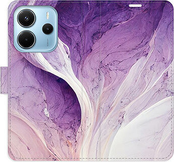 iSaprio Flip puzdro Purple Paint pre Xiaomi Redmi Note 14