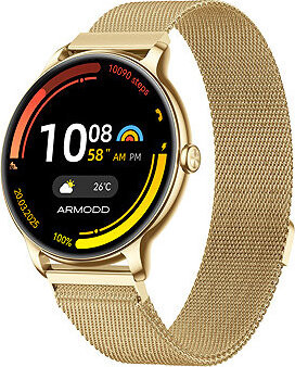 ARMODD Slim zlaté s kovovým remienkom