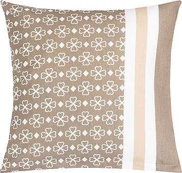 BELLATEX Obliečka 40 × 40 cm, kvietok kávový