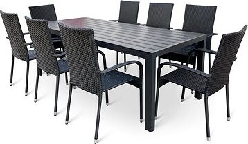 NOELA – Súprava záhradného nábytku VIKING XL / PARIS, 1 stôl + 8 stoličiek
