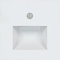 Luxera LED Schodiskové svietidlo s PIR senzorom Emithor biele + montážny box