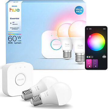 Philips Hue Essential White and Color Ambiance 8 W 806 E27 Starter Kit