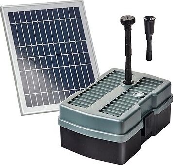 Heissner Solárna podvodná filtrácia do 1 m3, UV 5 W, čerpadlo 600 l/h SFU600UV-00