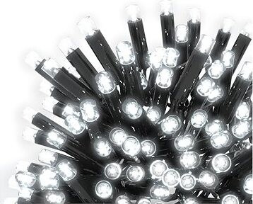 LAALU Svetelná reťaz LED – spojovacia, profi, studená biela, 10 m