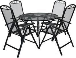 ROJAPLAST Set záhradného nábytku ZWMT-51 záhradný stôl 1 + 4 záhradné stoličky ZWMC-38