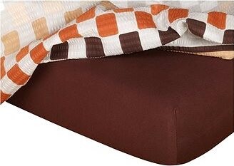 Dadka Džersej tmavo hnedá 140 × 200 × 18 cm