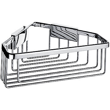Nimco Polica do kúpeľne a sprchy drôtená rohová – kov Kibo Ki-14003-26