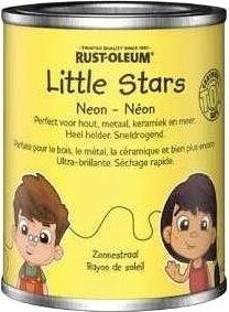 Rust-Oleum Certifikovaná neónová farba do detskej izby Little Stars, žltá