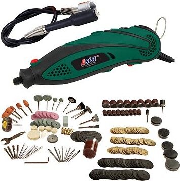 ASIST AE3C13DN-210-1 Mini brúska priama 135W s príslušenstvom 210 ks