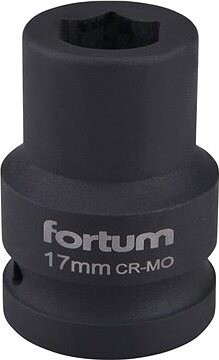 Fortum (4703017) hlavica nástrčná rázová, 3/4“, 17 mm, L 52 mm, CrMoV