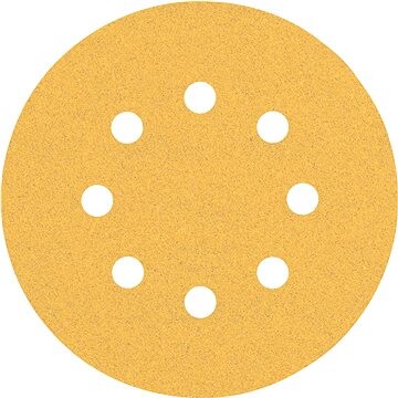 Bosch EXPERT Brúsne papiere C470 s 8 otvormi pre vibračné brúsky 125 mm, G 100, 5 ks 2.608.900.806