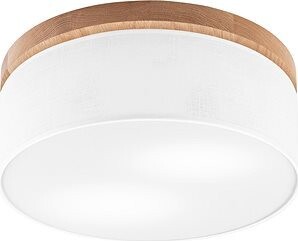 Brilagi – BELLADONNA 2× E27 priemer 40 cm biela/dub