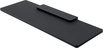 Nimco Maya čierna Polica 40 cm do kúpeľne a sprchy – plexisklo kov MAC-X340-C-90