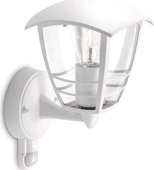 Philips – vonkajšie nástenné svetlo so snímačom 1× E27/60 W IP44
